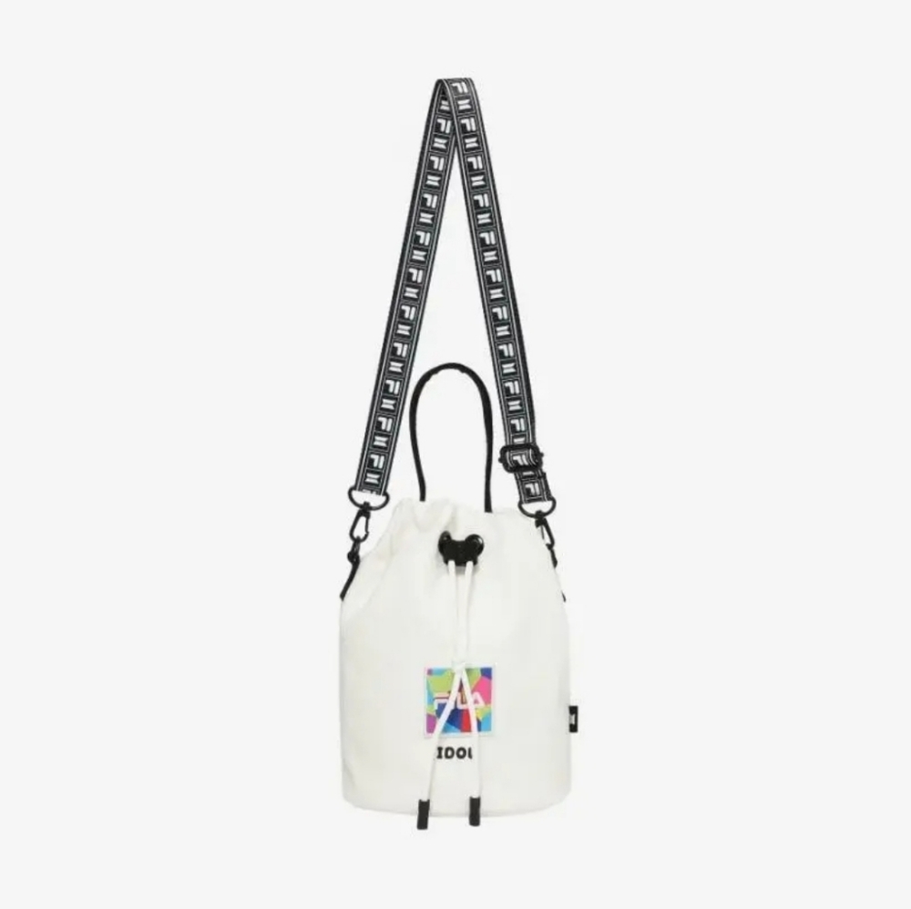 BTS x Fila Idol Bucket bag white